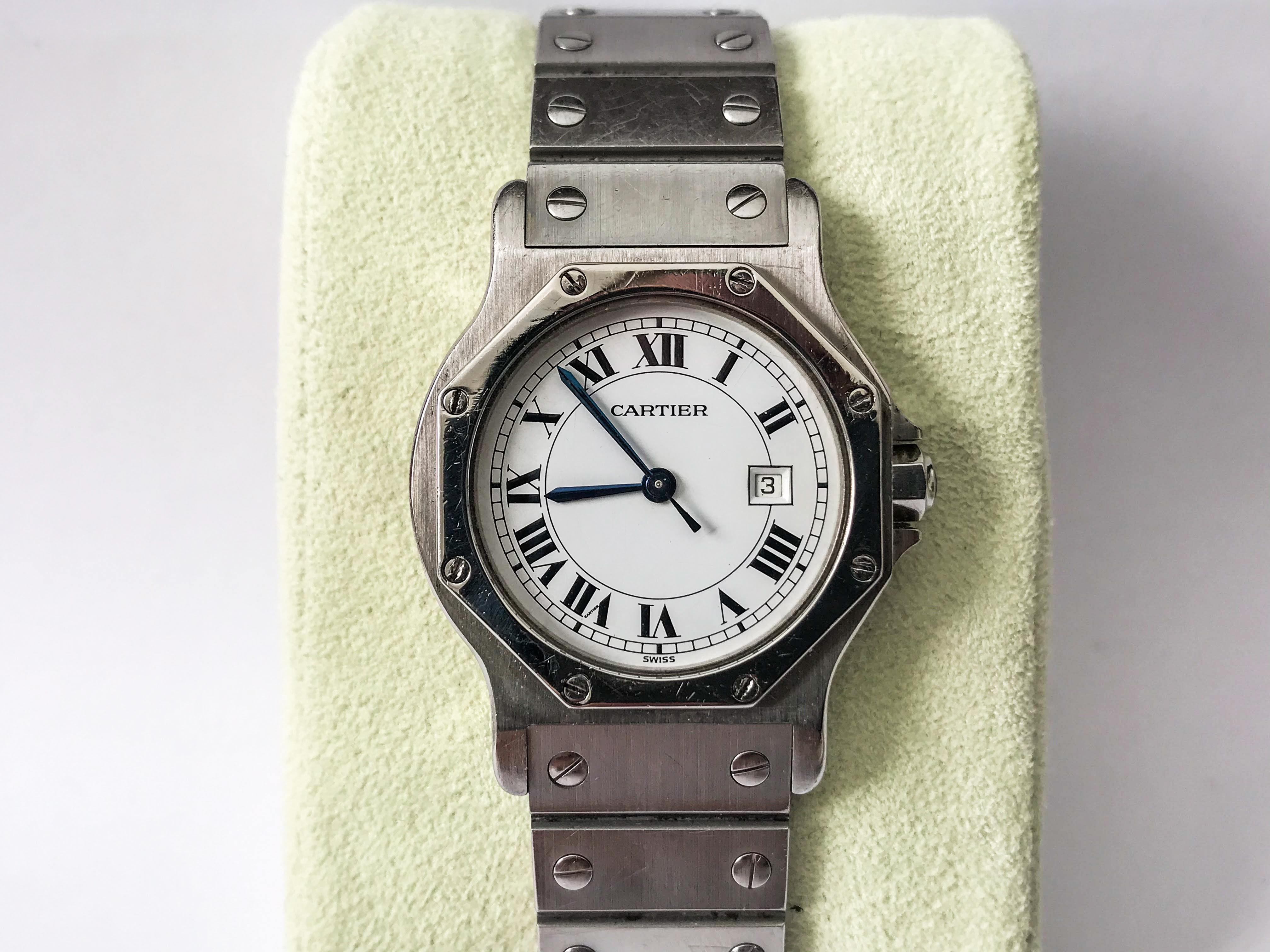 Cartier Santos Automatic Lady Watch Stainless steel 31mm - Cartier