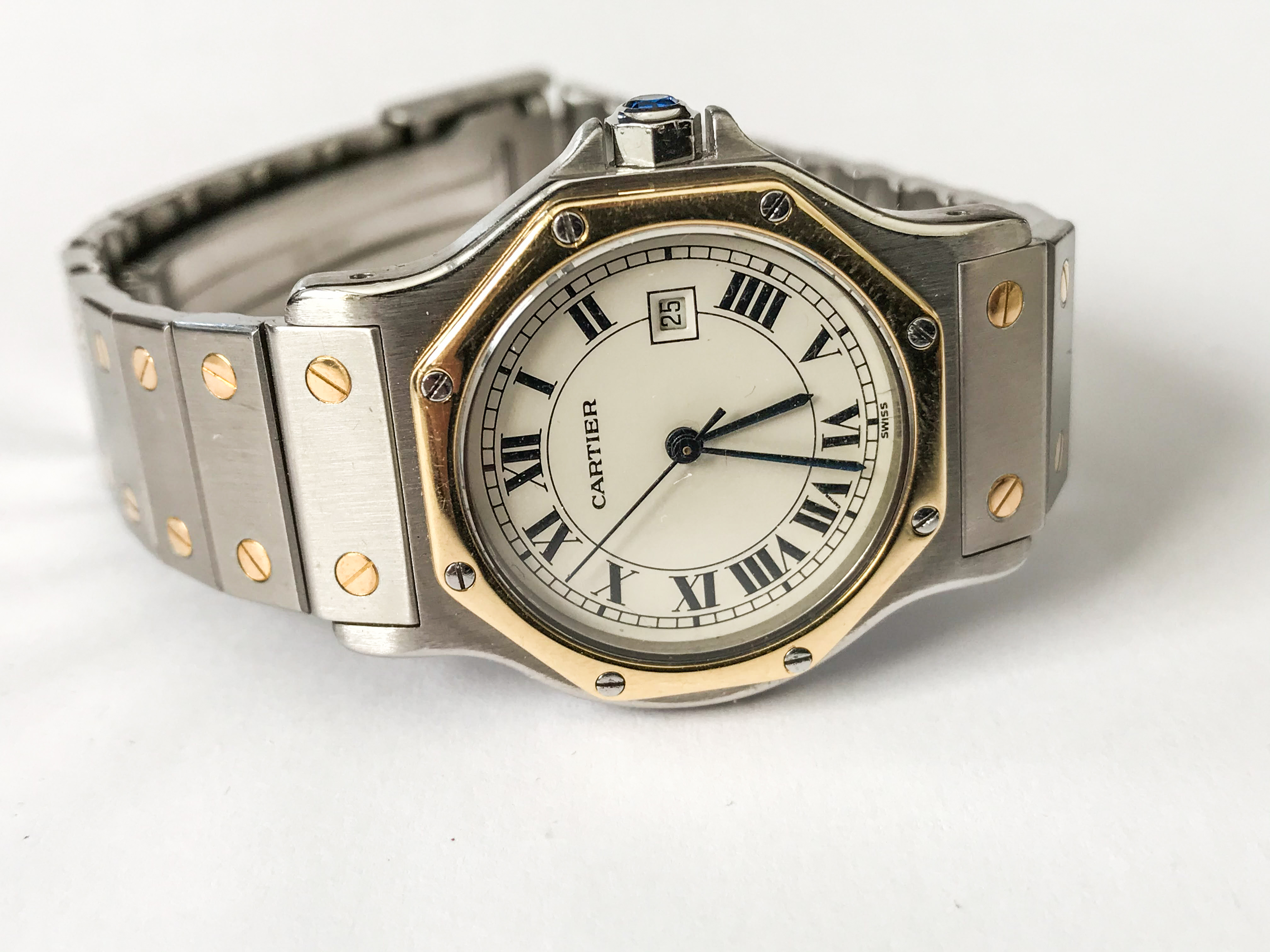 Cartier Santos Automatic Lady Watch 