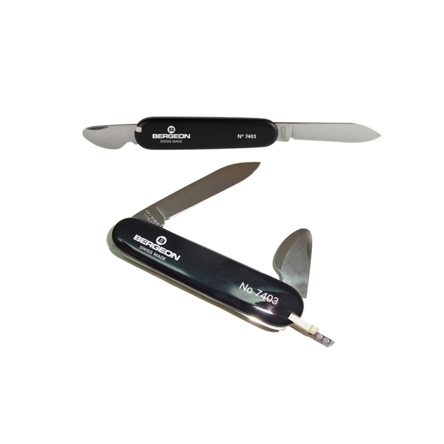 Bergeon 7403 Victorinox Watch Case Back Opener Knife Tool 