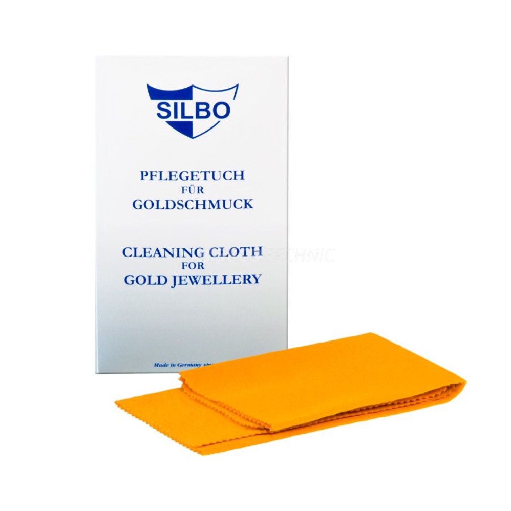 Silbo Cleaning Cloth for Gold Jewelry, Cotton, 30 x 24 cm